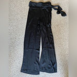 Express wide leg satin pants